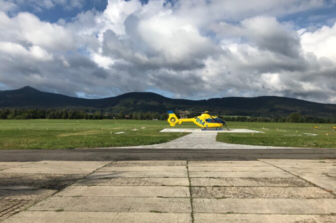 Nový heliport ZZS LK v Liberci