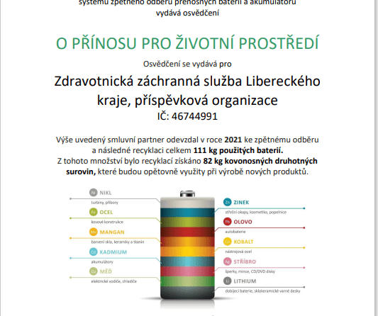 Třídíme odpad, podporujeme ochranu životního prostředí